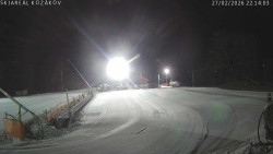 Spodní část sjezdovky