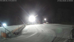 Spodní část sjezdovky