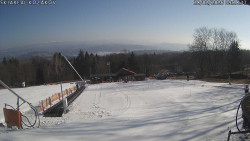 Spodní část sjezdovky