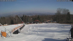 Spodní část sjezdovky