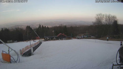 Spodní část sjezdovky