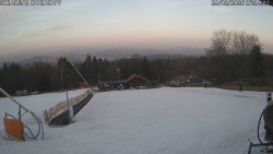 Spodní část sjezdovky