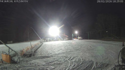 Spodní část sjezdovky