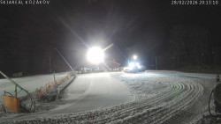 Spodní část sjezdovky