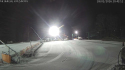 Spodní část sjezdovky