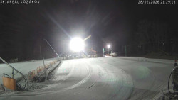 Spodní část sjezdovky