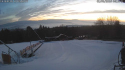 Spodní část sjezdovky