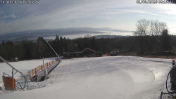 Spodní část sjezdovky