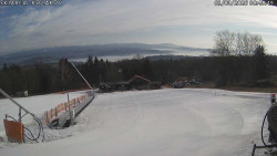 Spodní část sjezdovky