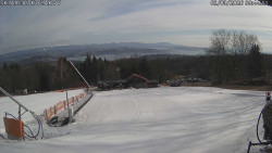 Spodní část sjezdovky