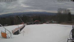 Spodní část sjezdovky