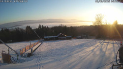 Spodní část sjezdovky