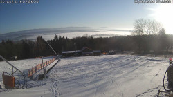 Spodní část sjezdovky