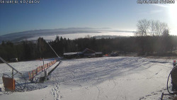 Spodní část sjezdovky