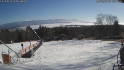 Spodní část sjezdovky