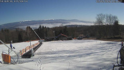 Spodní část sjezdovky