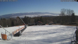 Spodní část sjezdovky