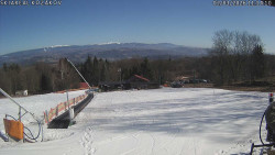 Spodní část sjezdovky