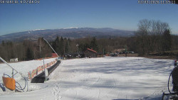 Spodní část sjezdovky