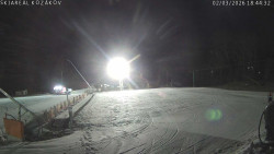 Spodní část sjezdovky