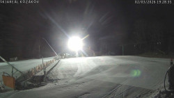 Spodní část sjezdovky