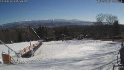 Spodní část sjezdovky