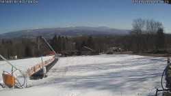 Spodní část sjezdovky