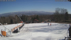 Spodní část sjezdovky