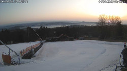 Spodní část sjezdovky