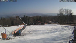 Spodní část sjezdovky