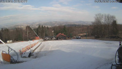 Spodní část sjezdovky