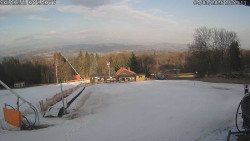 Spodní část sjezdovky