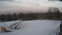 Spodní část sjezdovky