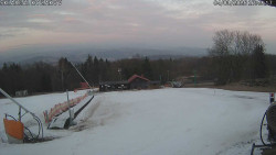 Spodní část sjezdovky