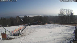 Spodní část sjezdovky