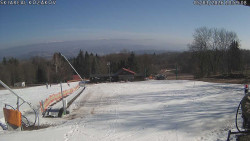 Spodní část sjezdovky