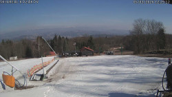 Spodní část sjezdovky