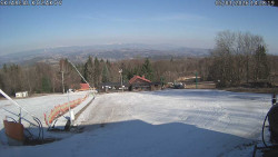 Spodní část sjezdovky