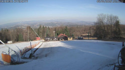 Spodní část sjezdovky