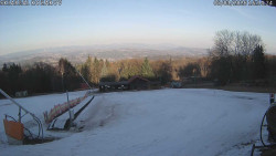 Spodní část sjezdovky