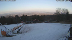 Spodní část sjezdovky