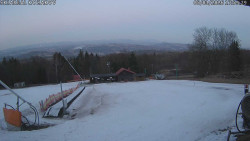 Spodní část sjezdovky