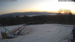 Spodní část sjezdovky