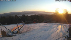 Spodní část sjezdovky