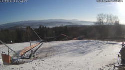 Spodní část sjezdovky