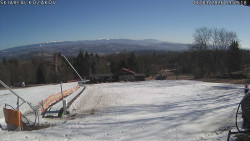 Spodní část sjezdovky