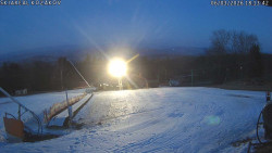 Spodní část sjezdovky