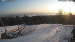 Spodní část sjezdovky