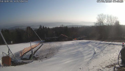 Spodní část sjezdovky