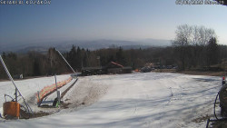 Spodní část sjezdovky